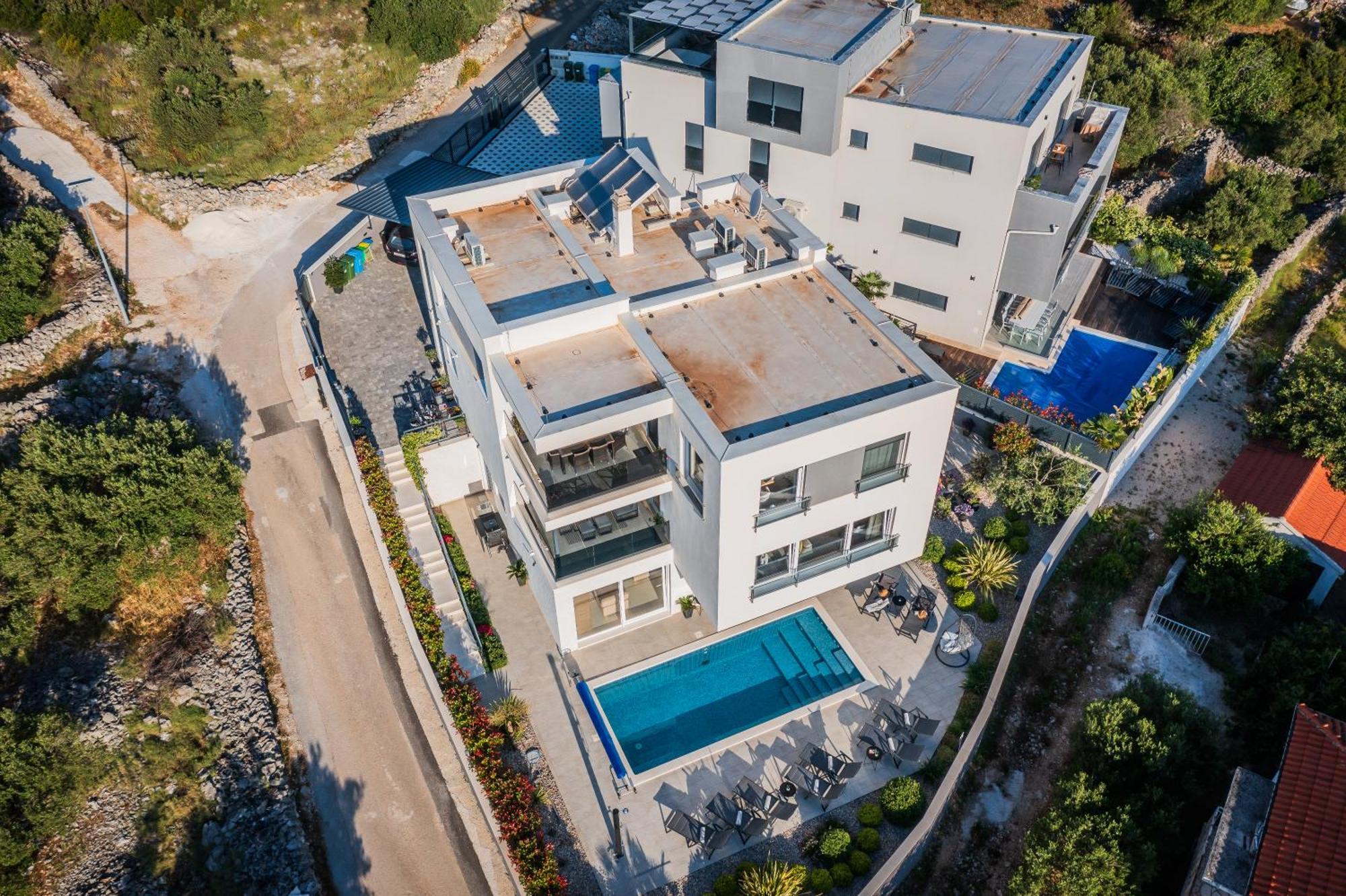 Villa Kapetanova Lanterna Luxury Apartment Barka With Heated Pool Vinišće Buitenkant foto